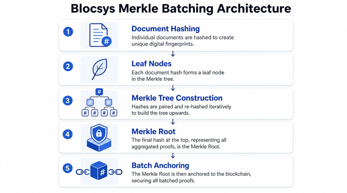 Core Architecture How Merkle Batching Aggregates Proofs