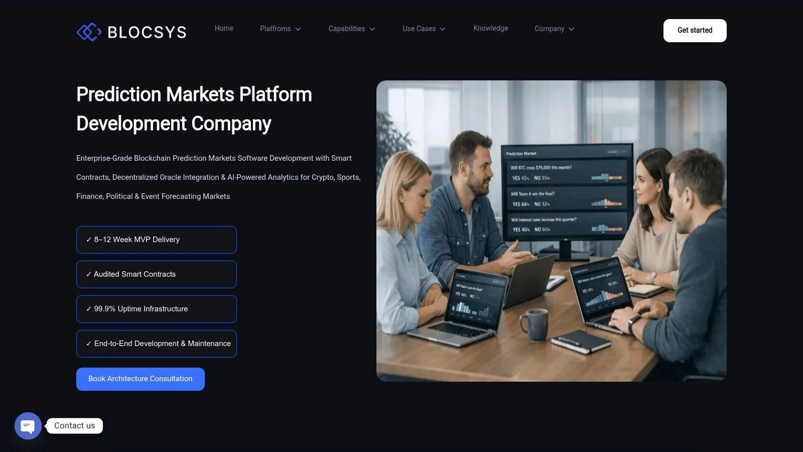 Prediction market platform development for today's market predictions